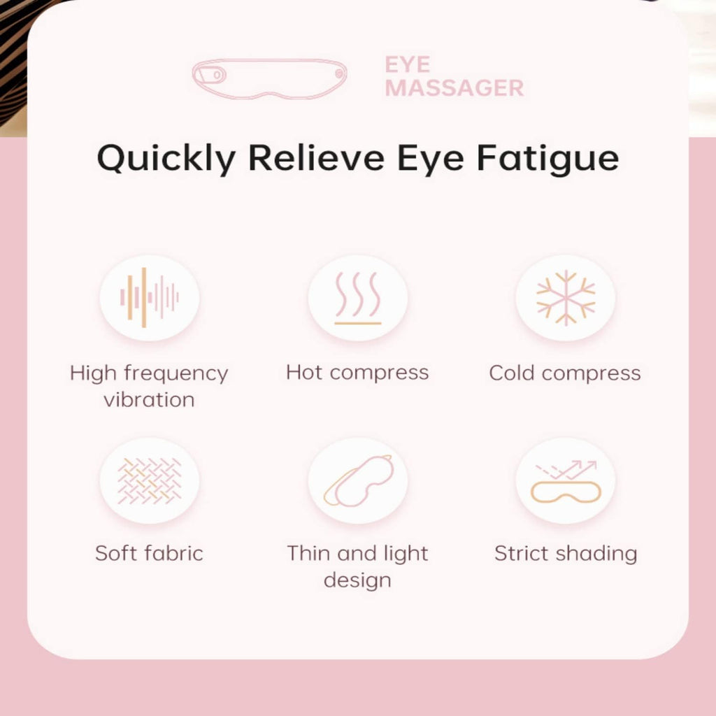 Masque EyeCalm™ — Thérapie Chaleur & Massage